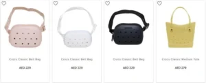 Crocs bags and belt bags